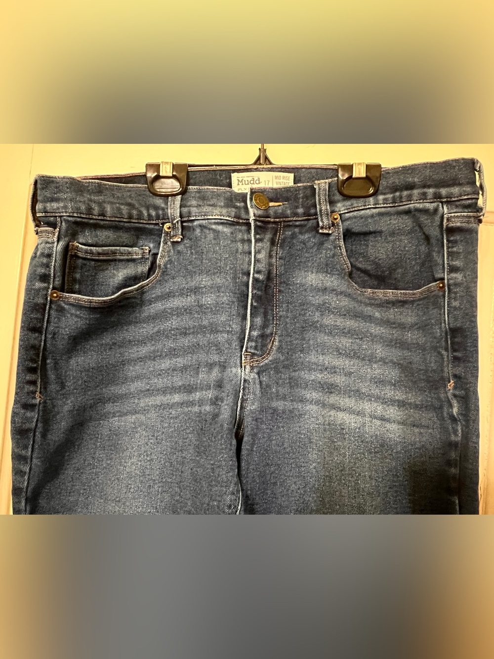 Mudd Women's Dark Wash Skinny Jeans - Picture 3 of 7